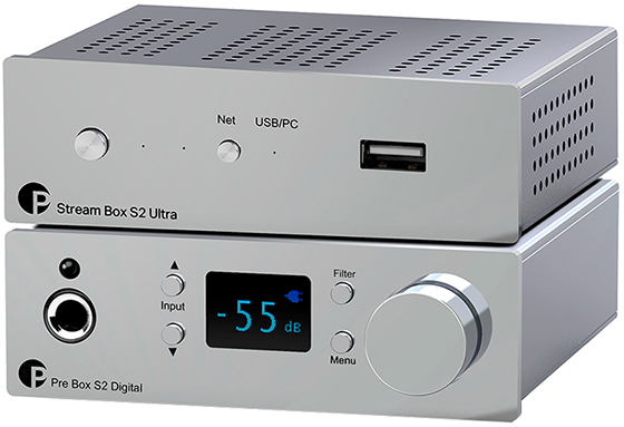 Stream Box S2 Ultra & Pre Box S2 Digital Chrome Set